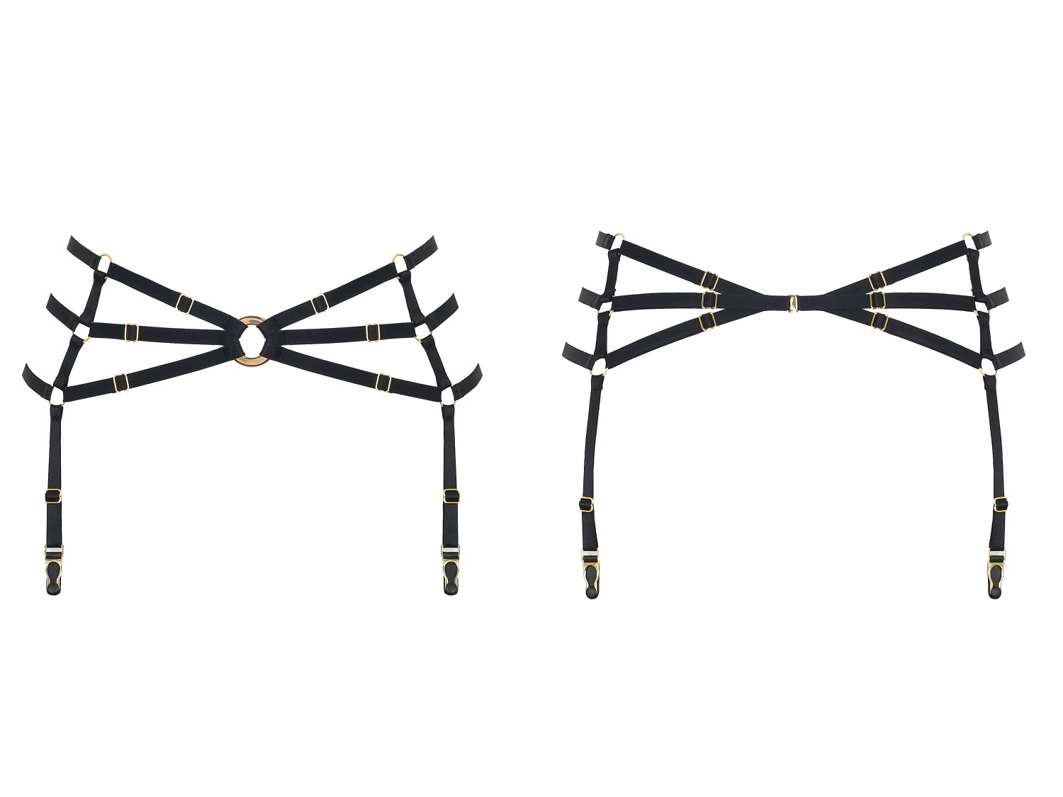 

Elastyczny pas do pończoch z taśm Slate Poupee