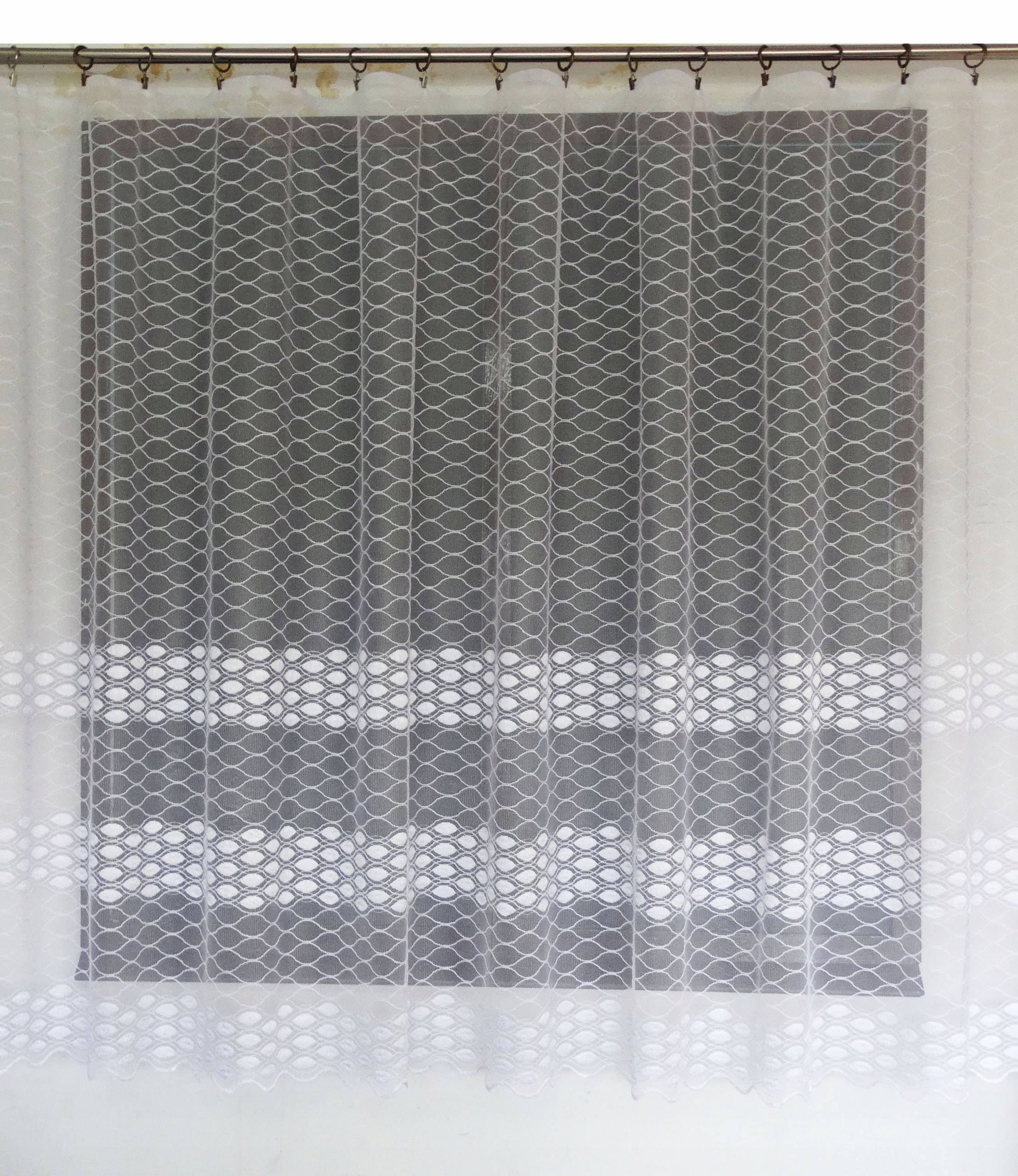 Mg Záclona 586/2 Bílá 350x160 hotová s páskou M