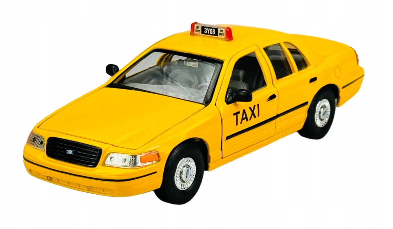 Welly 1999 Ford Crown Victoria Taxi 1:24 Nový Kovový Model