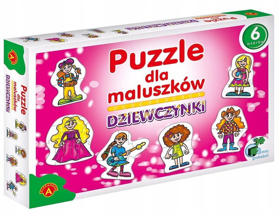 

Puzzle dla Maluszków Dziewczynki Alexander 3+