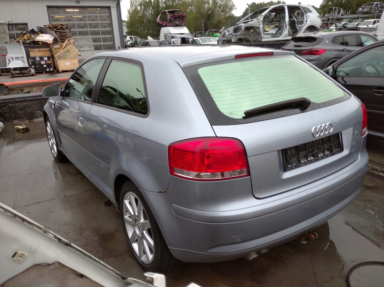 AUDI A3 8P 03-08 mirror left LY7J .-PIN