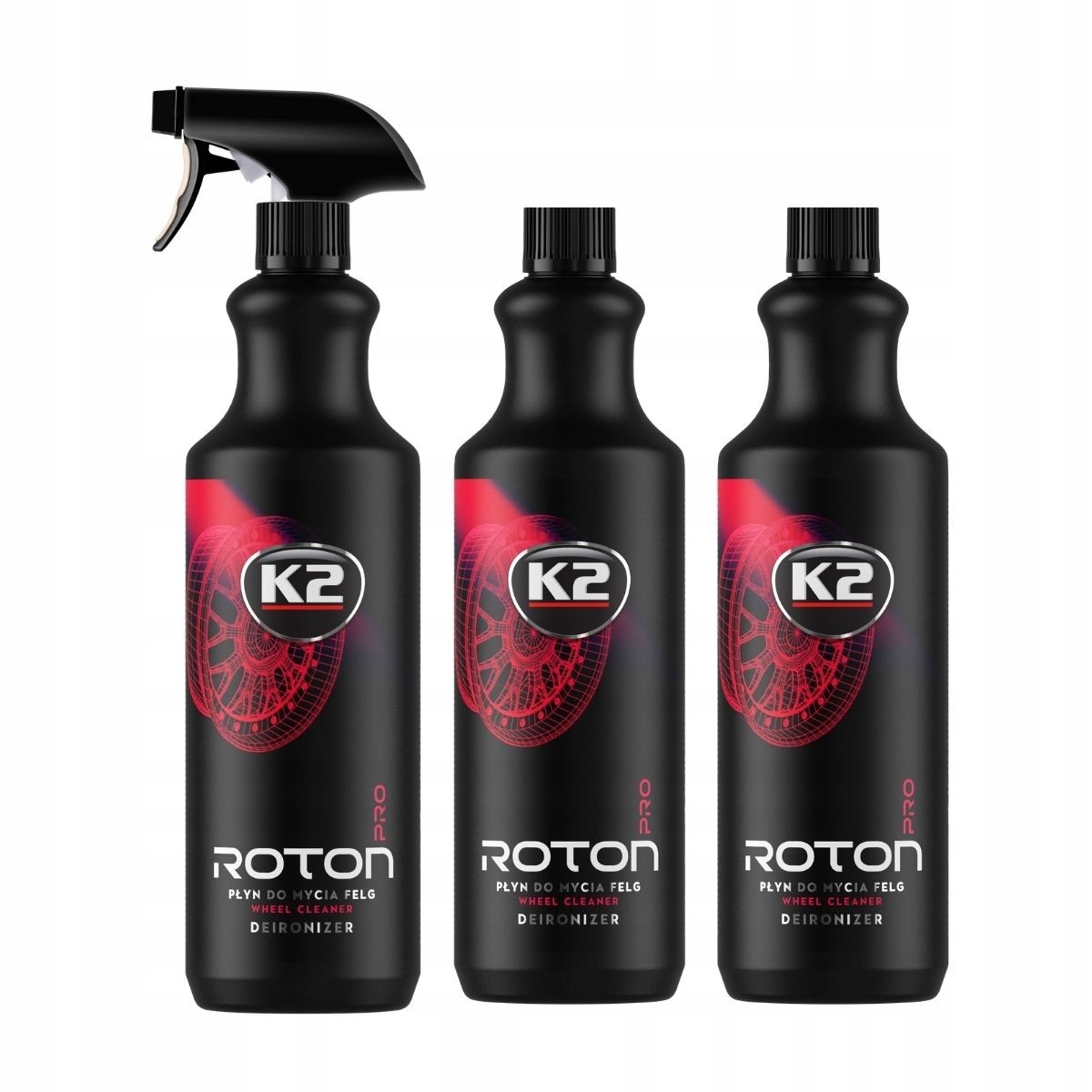 

K2 Roton PRO1L+2L płyn do mycia felg żel krwawiący
