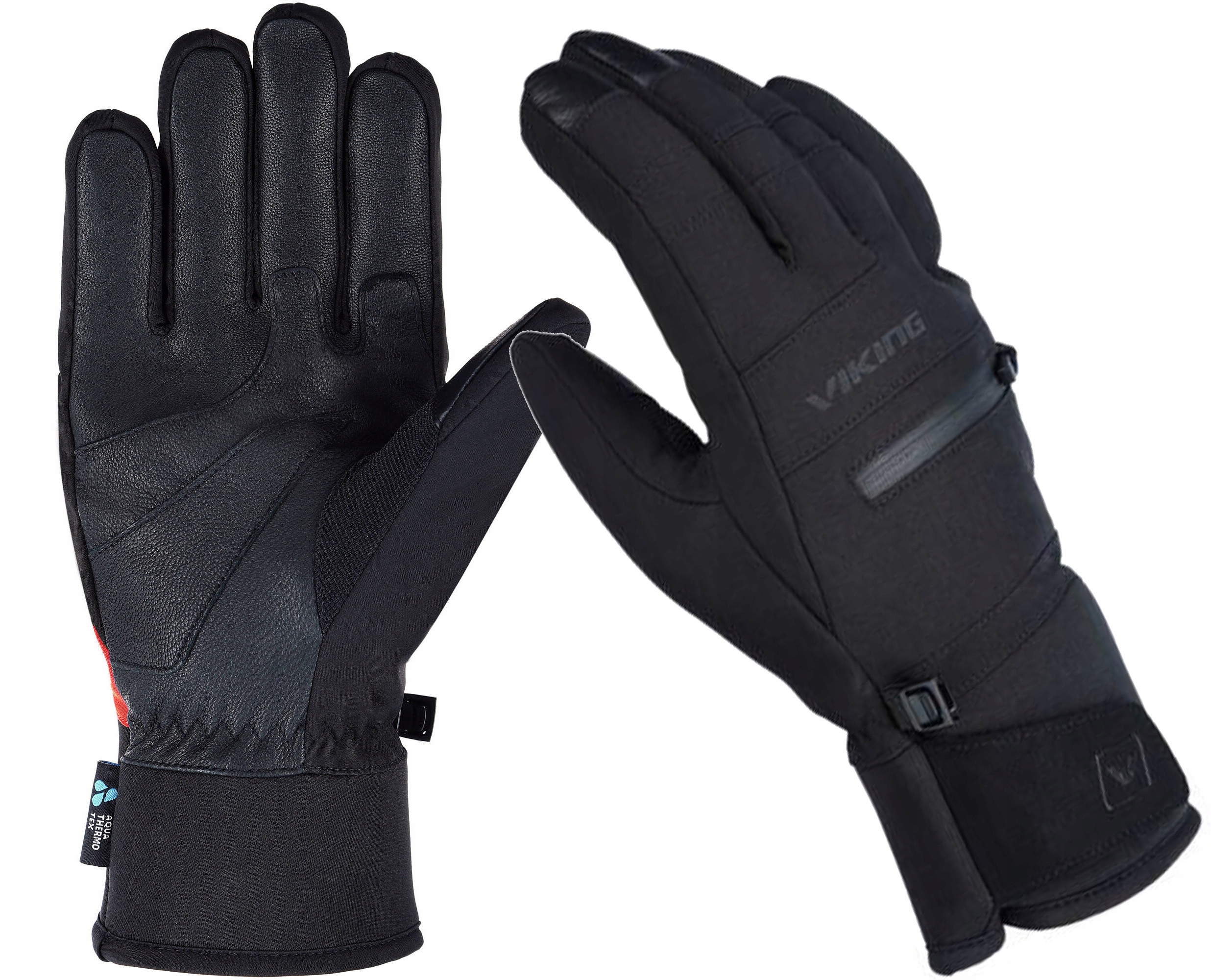 Rękawice Narciarskie Zimowe Viking Kuruk 2.0 r. 8 M membrana Att Black