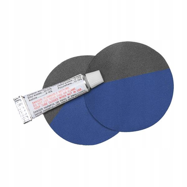 Mata samopompująca turystyczna z poduszką Nils Camp NC4349 193 x 58 cm Kolor dominujący niebieski