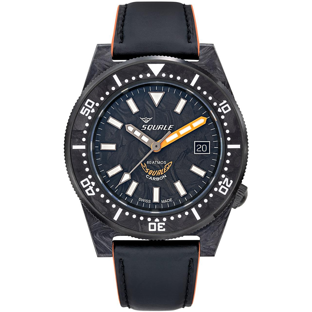 Zegarek Męski Squale T183AFCOR.RLOR czarny pasek