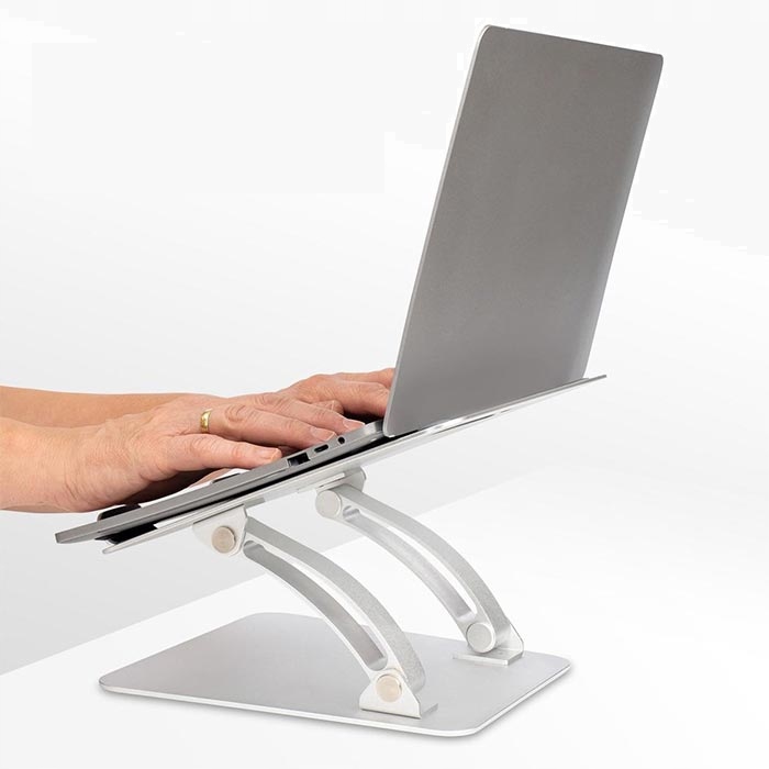 PODSTAWKA Stojak POD LAPTOPA TABLET SKŁADANA REGULOWANA STOJAK ALUMINIOWA Stan opakowania oryginalne