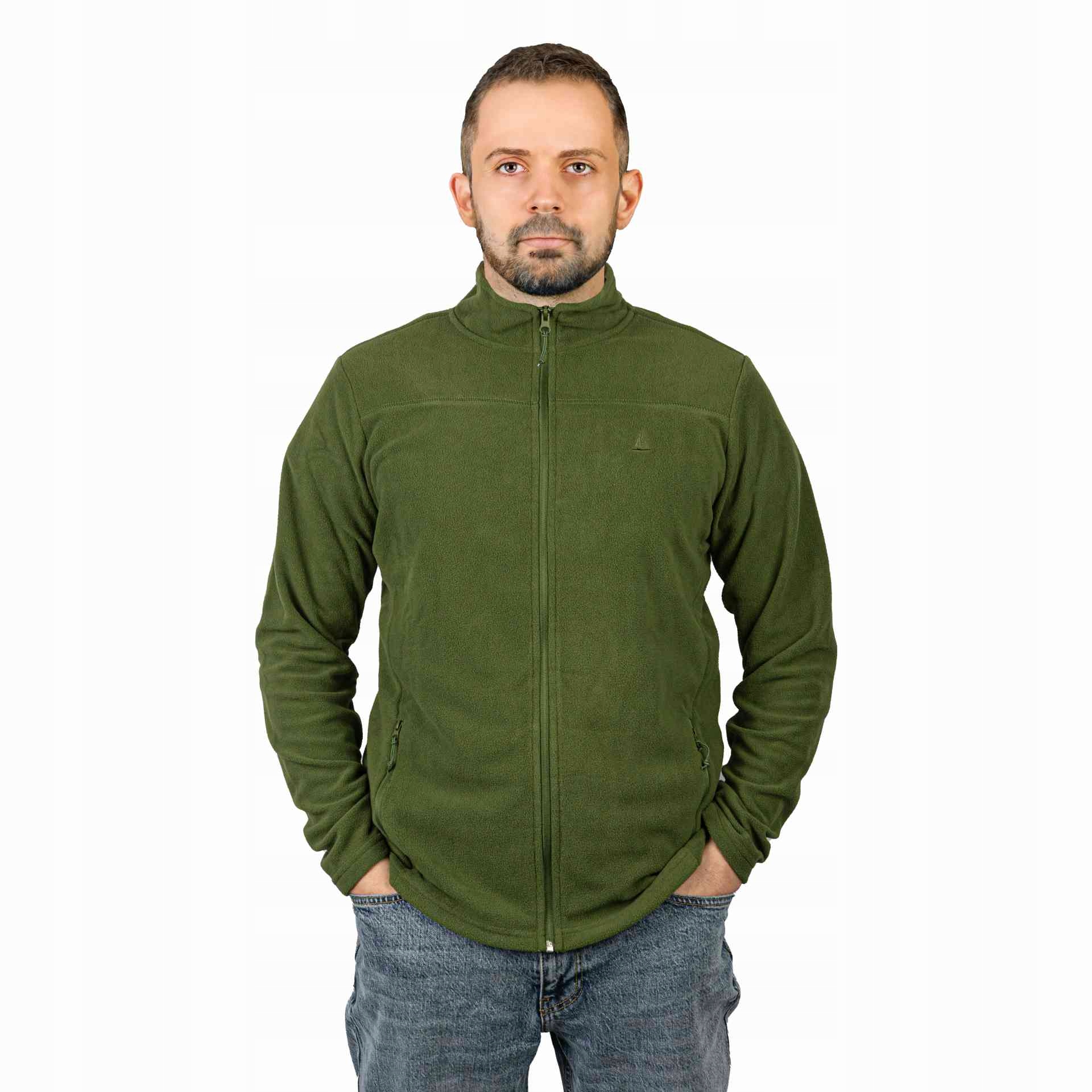 Polar męski bluza rozpinana khaki Captain Mike L