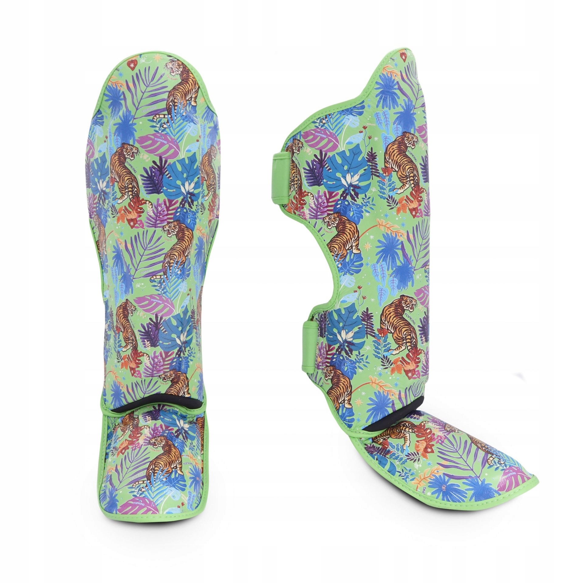 Chrániče Holeně A Chodidla Top King Wild Tiger Top King L Zelená