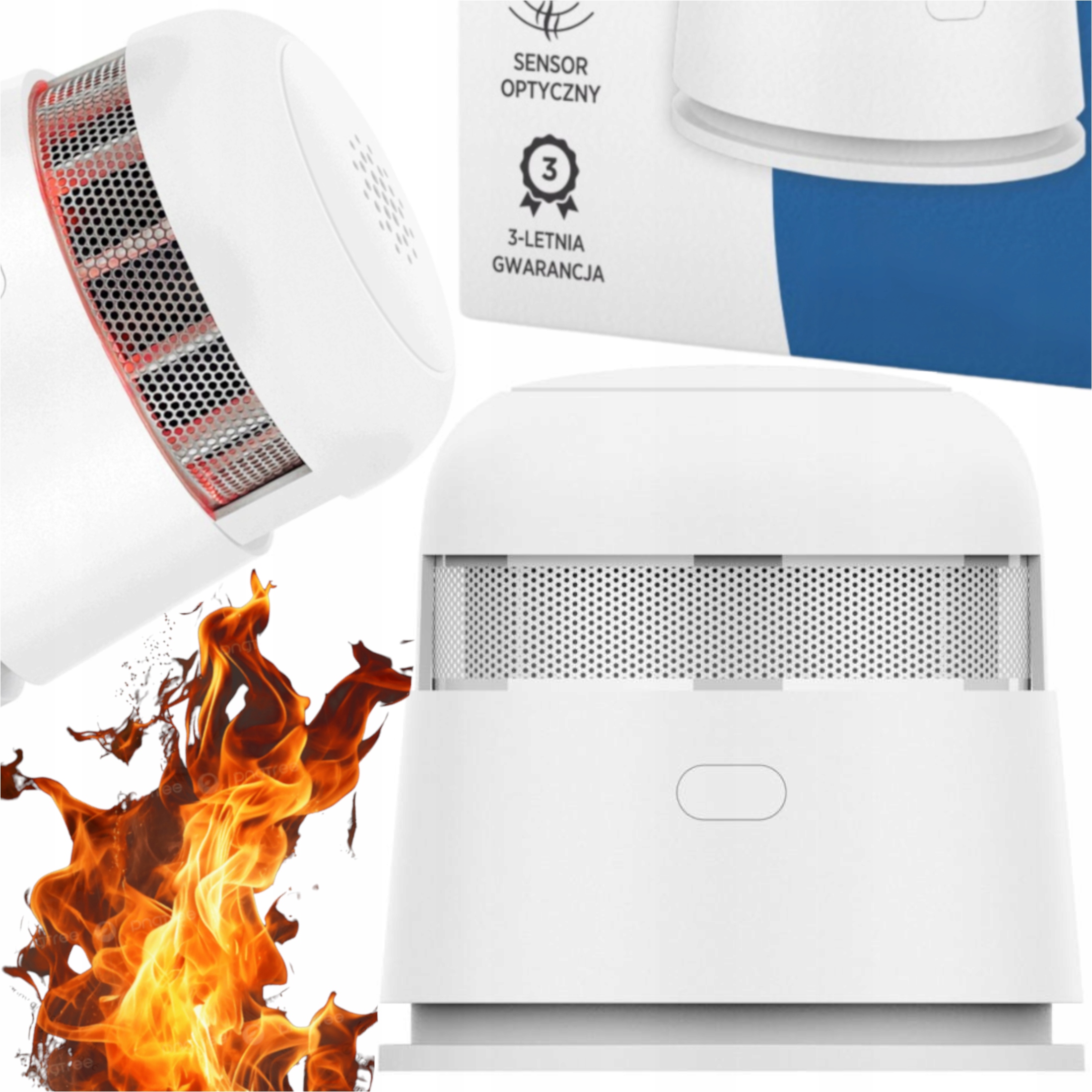 Certifikovaný Detektor Kouře Se Systémem Rozlišujícím Falešný Poplach