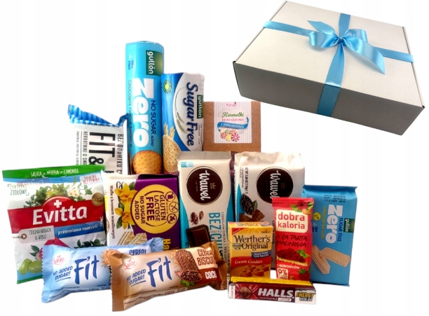 Bez Cukru ciastka Cukierki dla cukrzyków diabetyków zestaw paczka