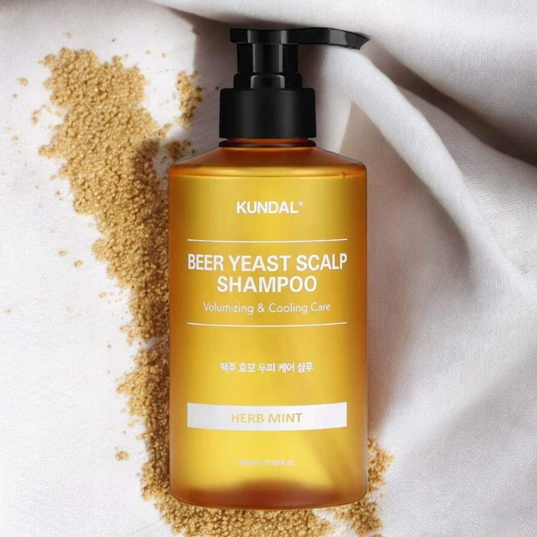 Kundal šampon s pivovarskými kvasnicemi Herb Mint 500 ml