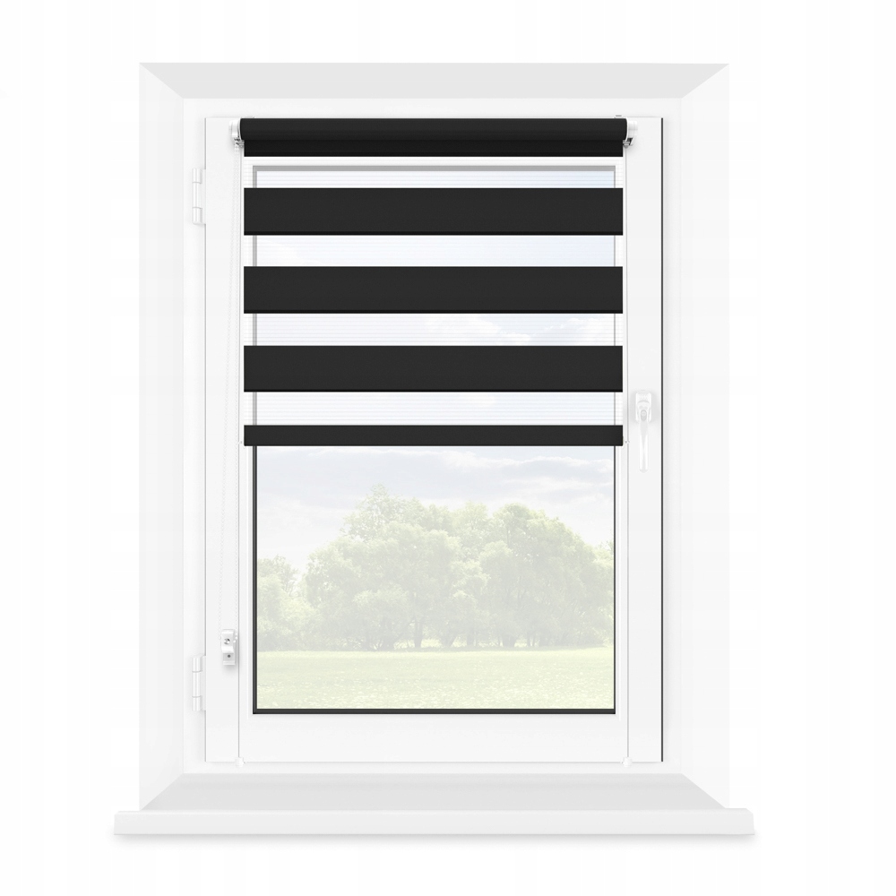 

Roleta Noc Dzień 53,5X140CM Wymiar Czarny