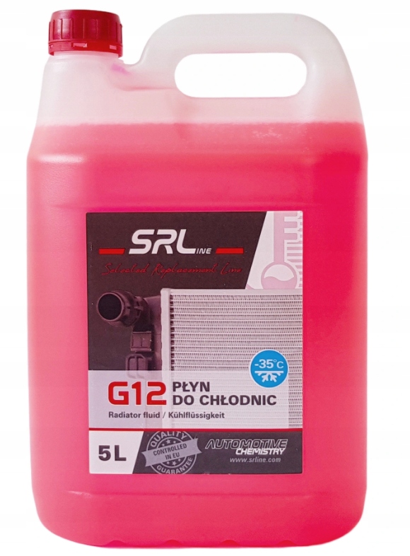 

Płyn Do Chłodnic G12 5L Srl Różowy