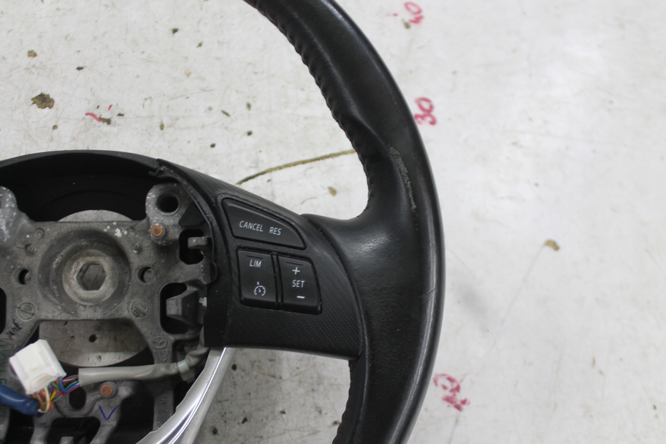steering wheel, leather MULTI black MAZDA 3 III BM 13-18
