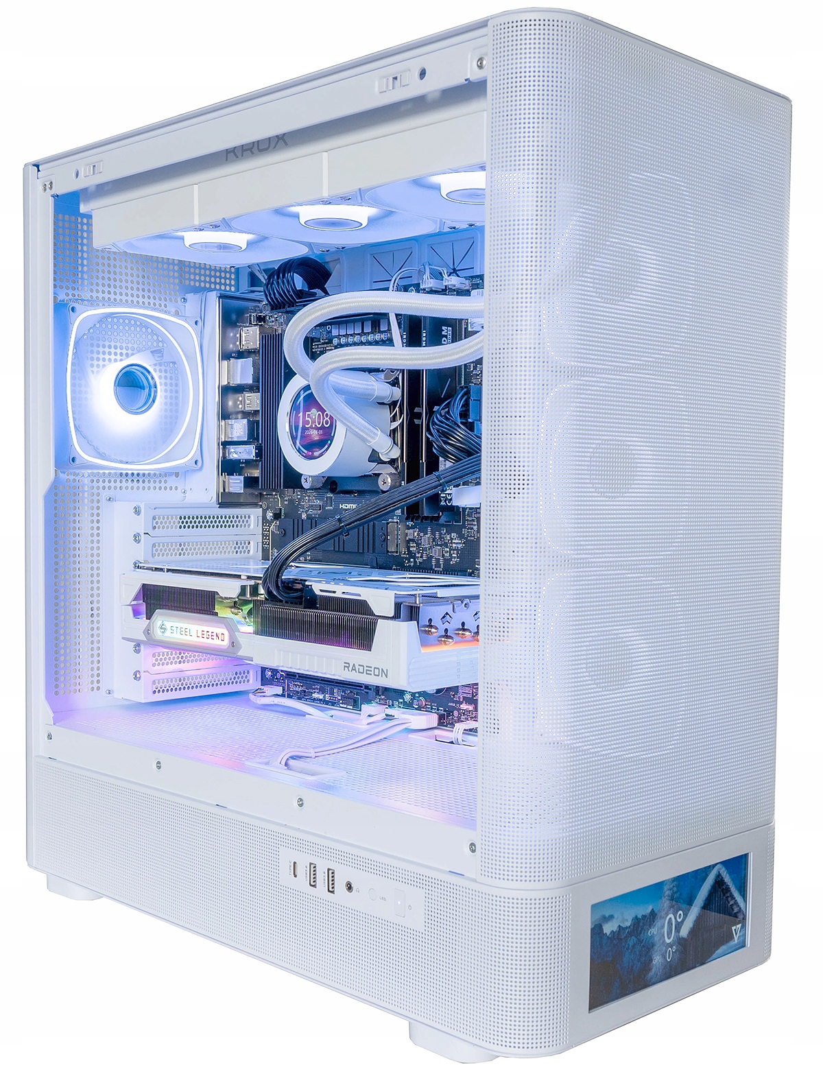 Komputer Gamingowy AQ500W Ryzen 7 7800X3D SSD4TB 32GB RX9070XT WIN11 Woda