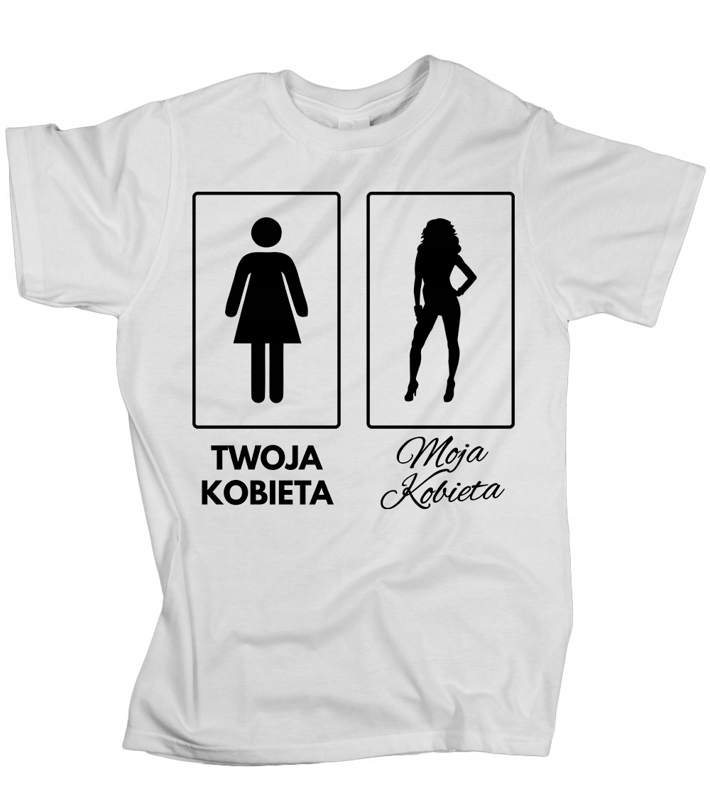 

Koszulka męska Twoja kobieta, moja kobieta S