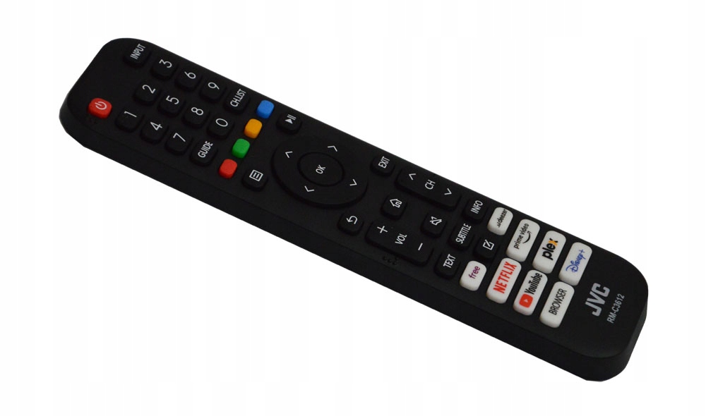 PILOT JVC RM-C3612 NETFLIX YouTube Disney ORYGINAŁ Marka JVC