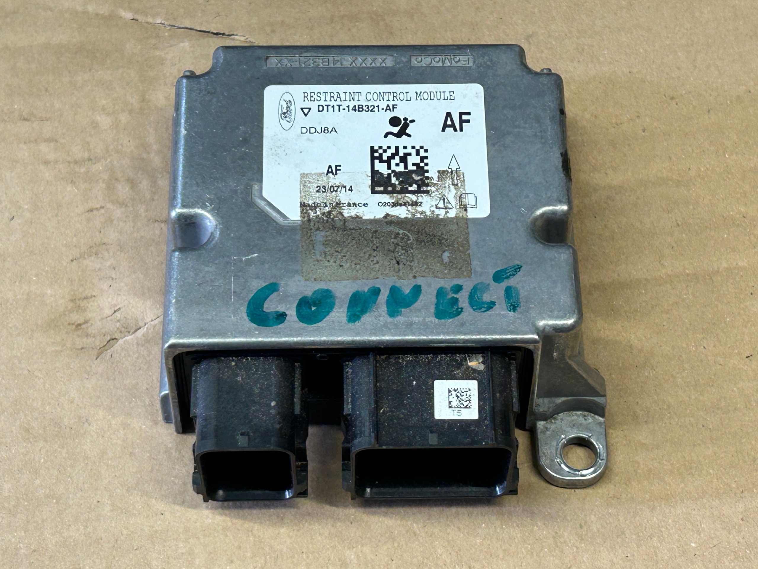 FORD TRANSIT CONNECT MK2 SENSOR control unit AIR BAG DT1T-14B321-AF