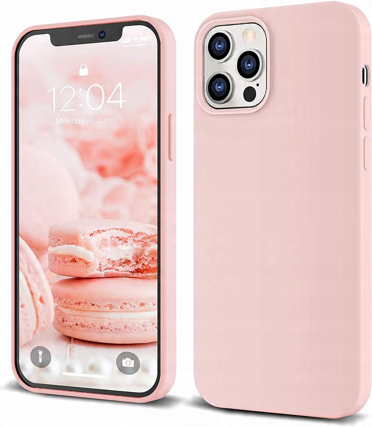 

Etui Matowe Slim do Iphone 12 12 Pro Szkło