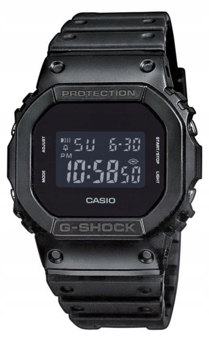 Sportovní pánské hodinky Casio G-Shock DW-5600UBB-1ER černé kostky Led