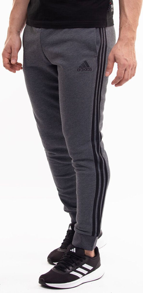 Pánské Kalhoty Adidas Essentials French Terry Tapered Cuff 3-STRIPES vel. S