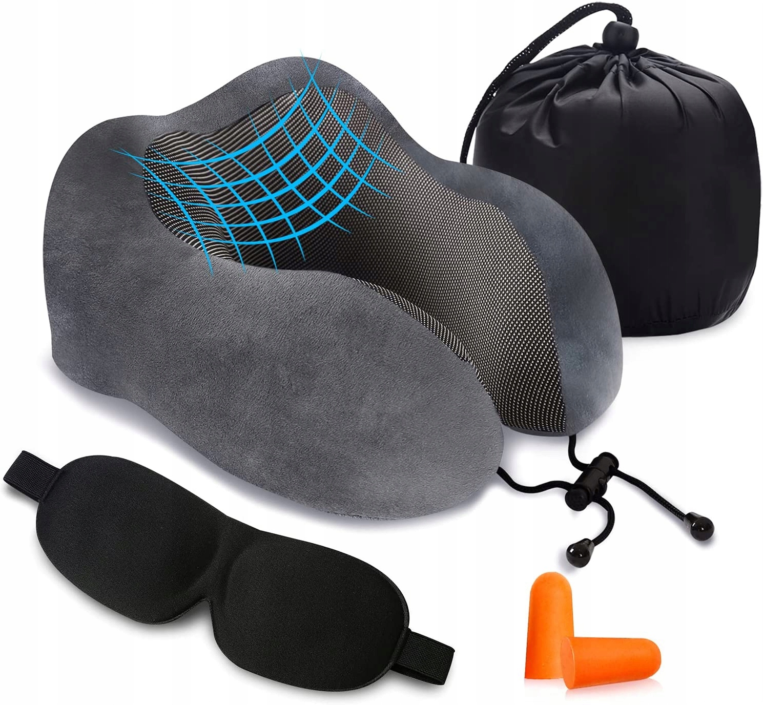 

Poduszka Podróżna Turystyczna Na Memory Foam Szyję