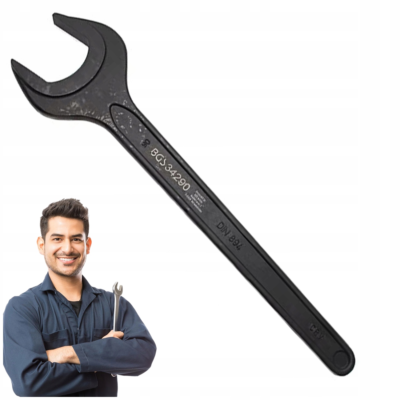 Bgs Jednostranný plochý kľúč Din 894 90 mm
