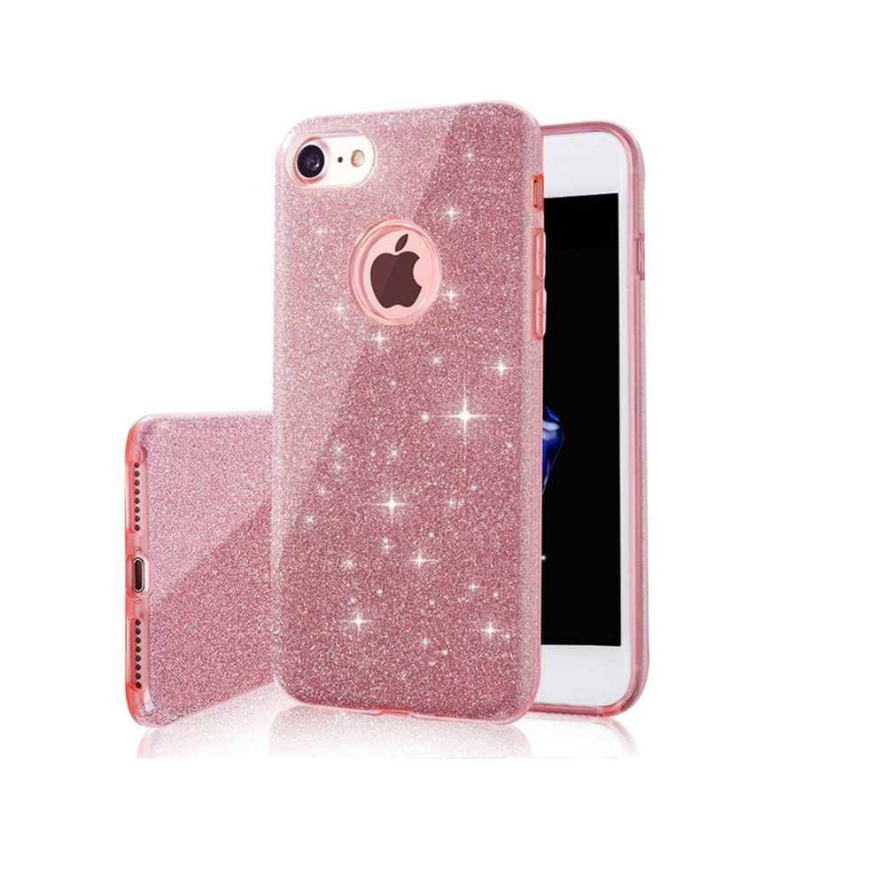 Nakładka Glitter 3w1 do Xiaomi Redmi Note 12 4G różowa Tfo