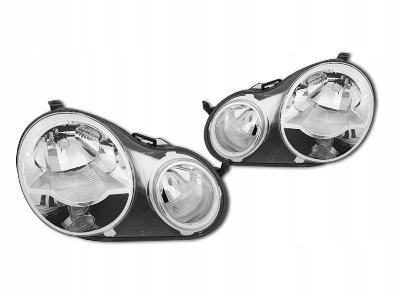 Světlomety Přední Lampy Vw Polo 9N H1+H7 2001-2005 Motorky Pravé Levé Tyc