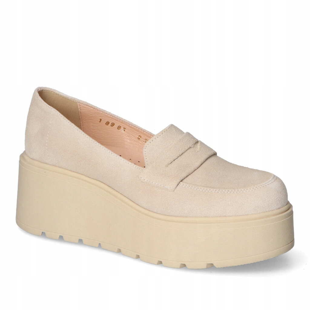 Polobotky Luca Cavialli 8983/1157 Béžový semiš 40