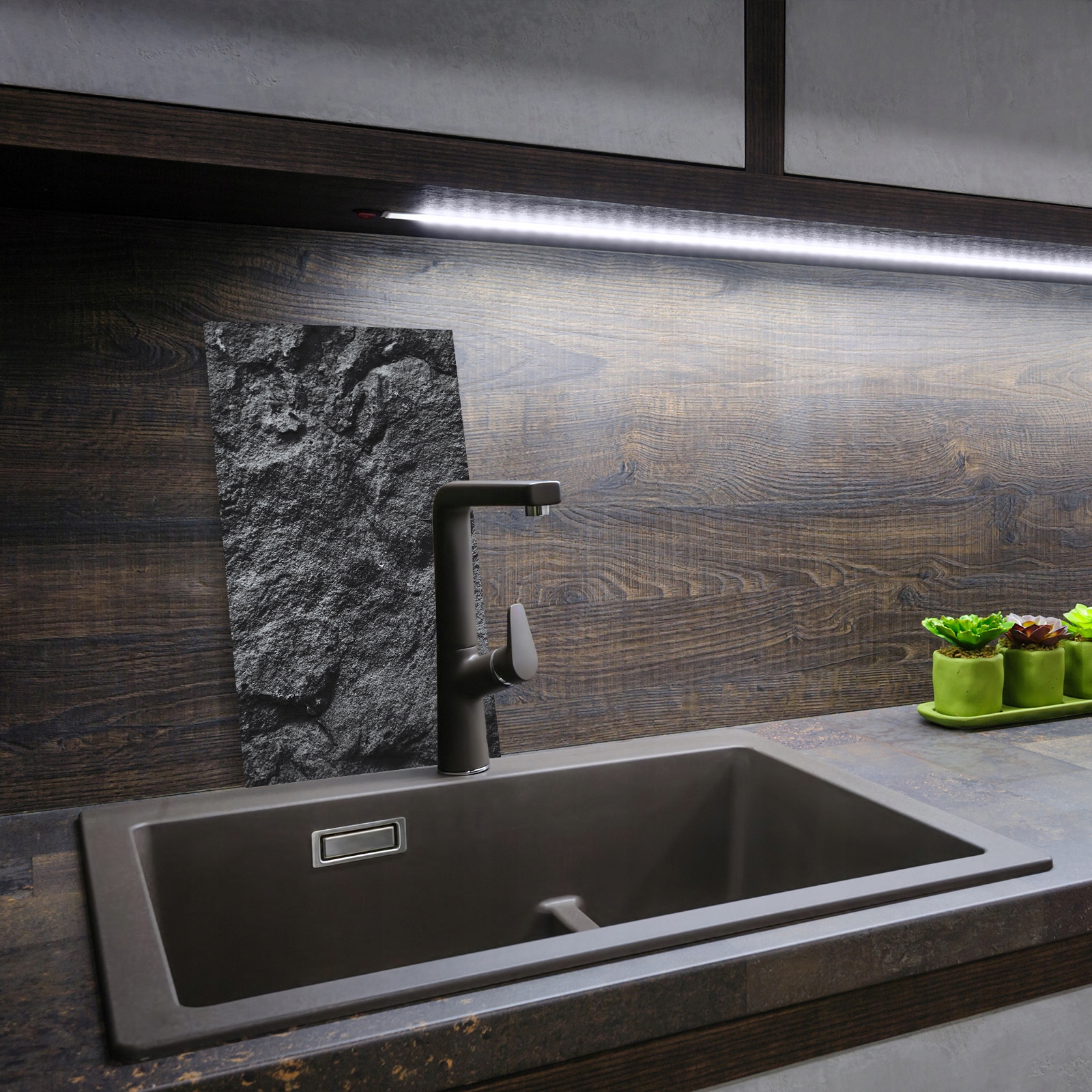 Szklana Płyta Ochronna i Deska do Krojenia Indukcja ds-0356 30x22 Kształt prostokątny