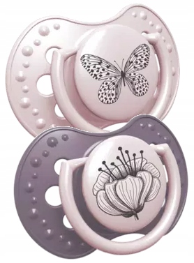 LOVI SMOCZEK DYNAMICZNY ORTODONTYCZNY 2szt. 18m+ Kolor odcienie różu