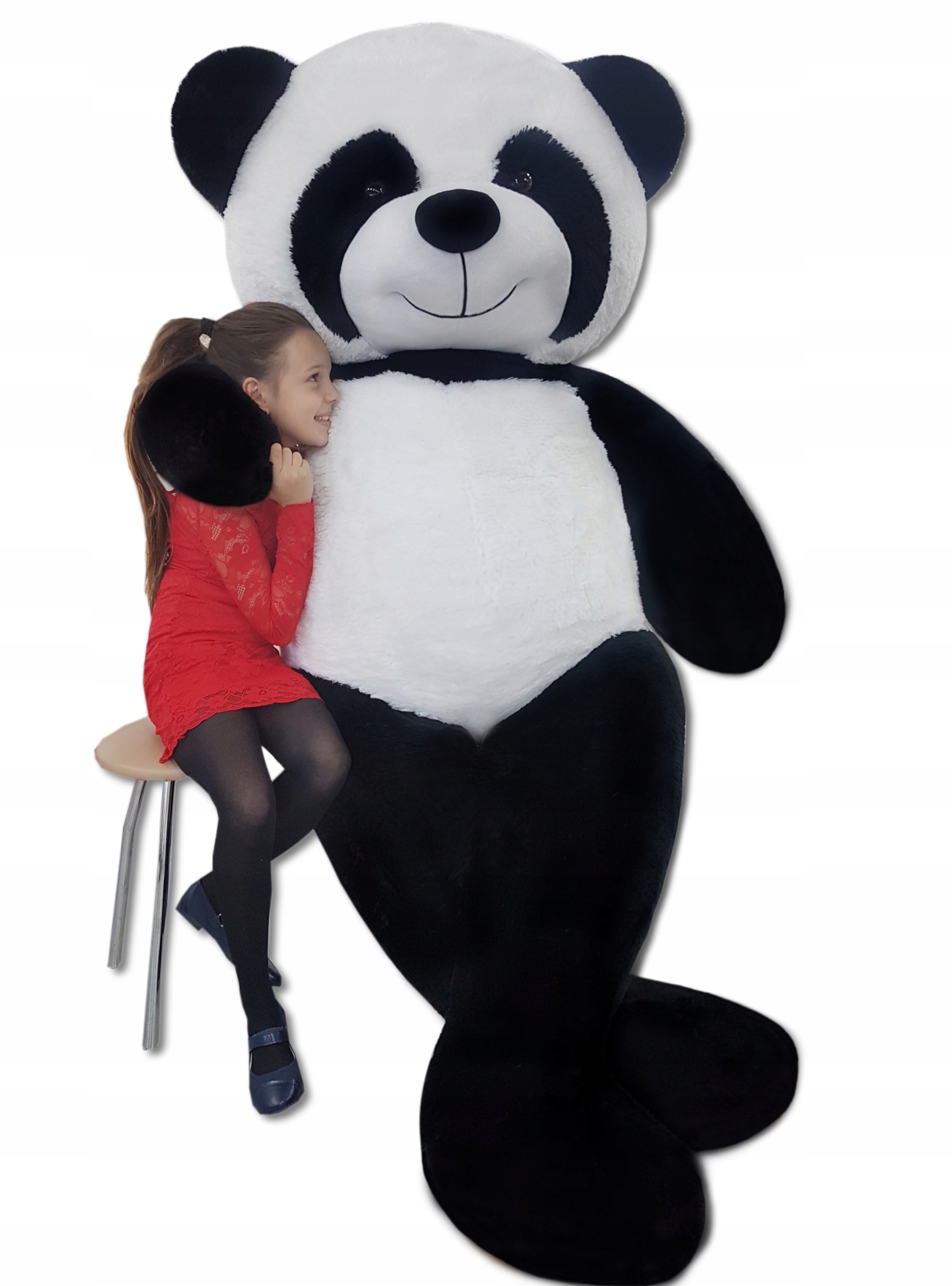 

Duży Miś Pluszowy Panda 220cm Maskotka Gigant