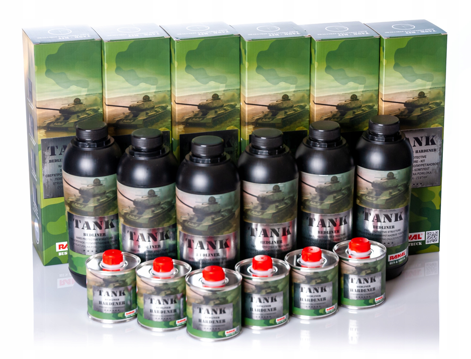 RANAL TANK URETAN 2K CZARNY 6 szt Brand Ranal