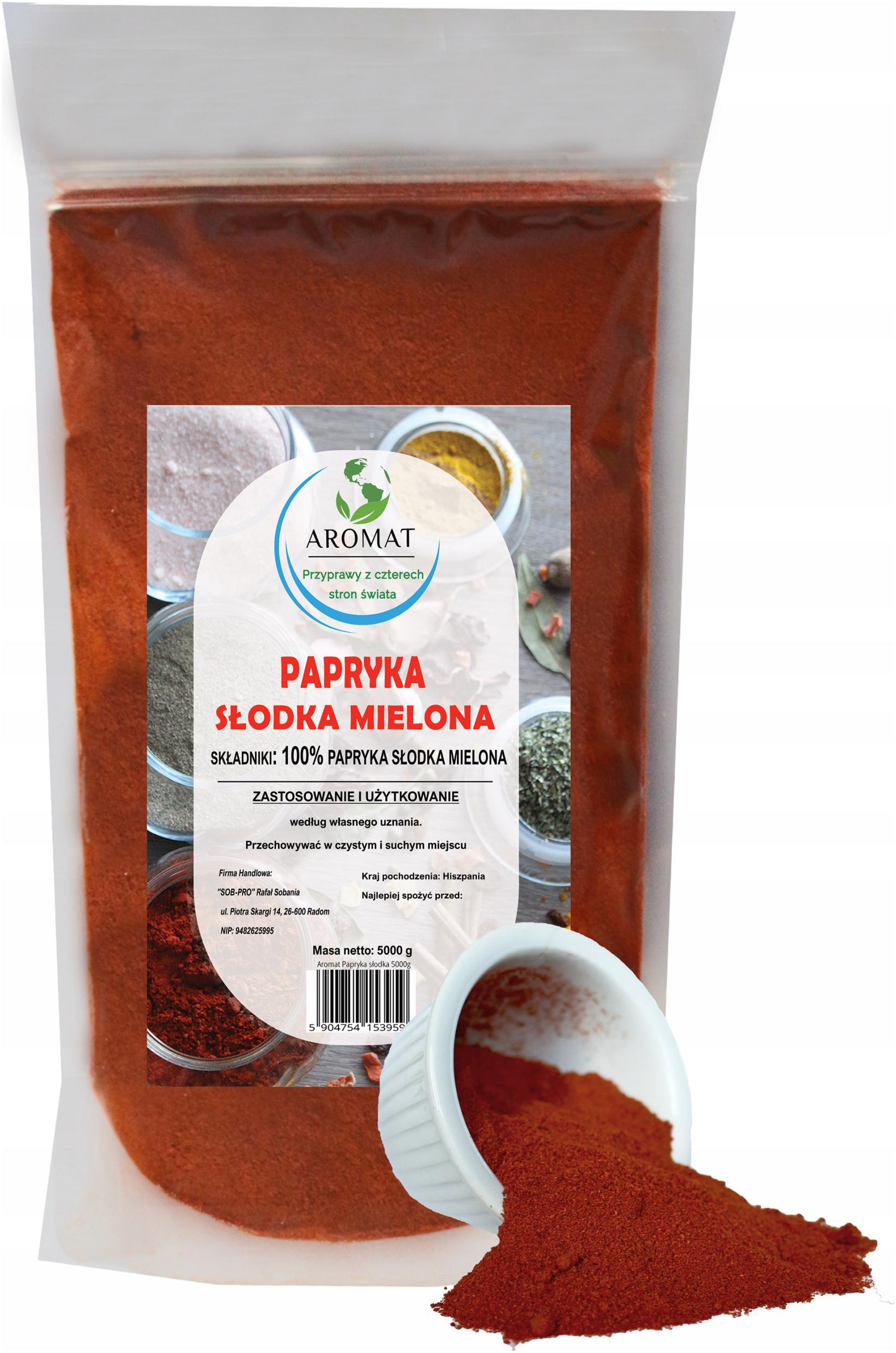 Levně Sladká Mletá Paprika 5KG| Velké Balení| intenzivní barva a chuť ASTA100