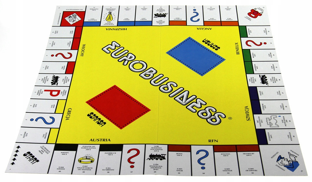 GRA PLANSZOWA EUROBUSINESS EUROBIZNES EUROBISNES Typ Podstawa