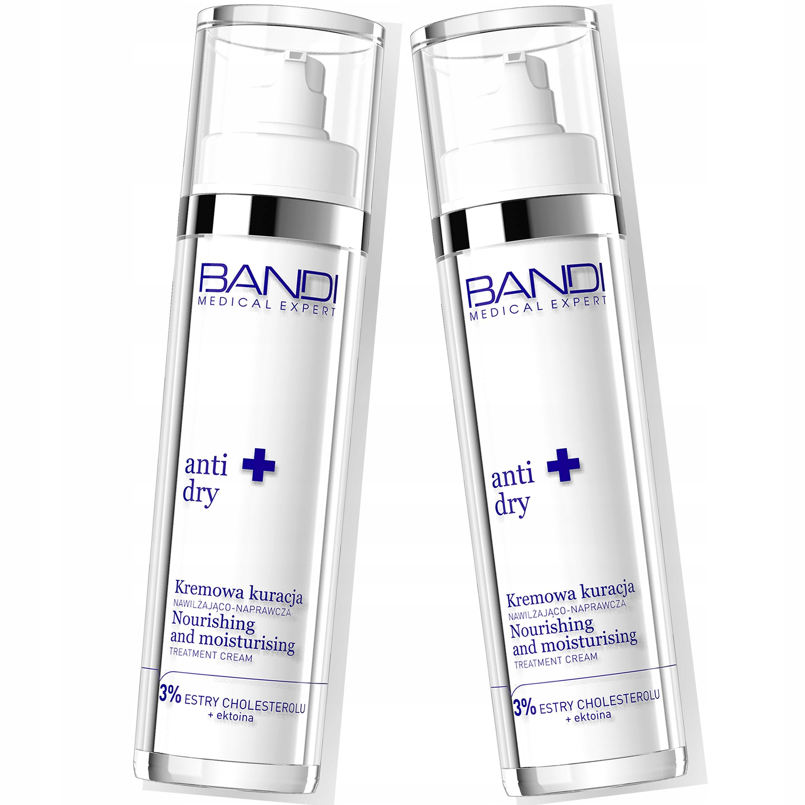 Zestaw 2x Krem do cery bardzo suchej Bandi Anti Dry Nawilżenie