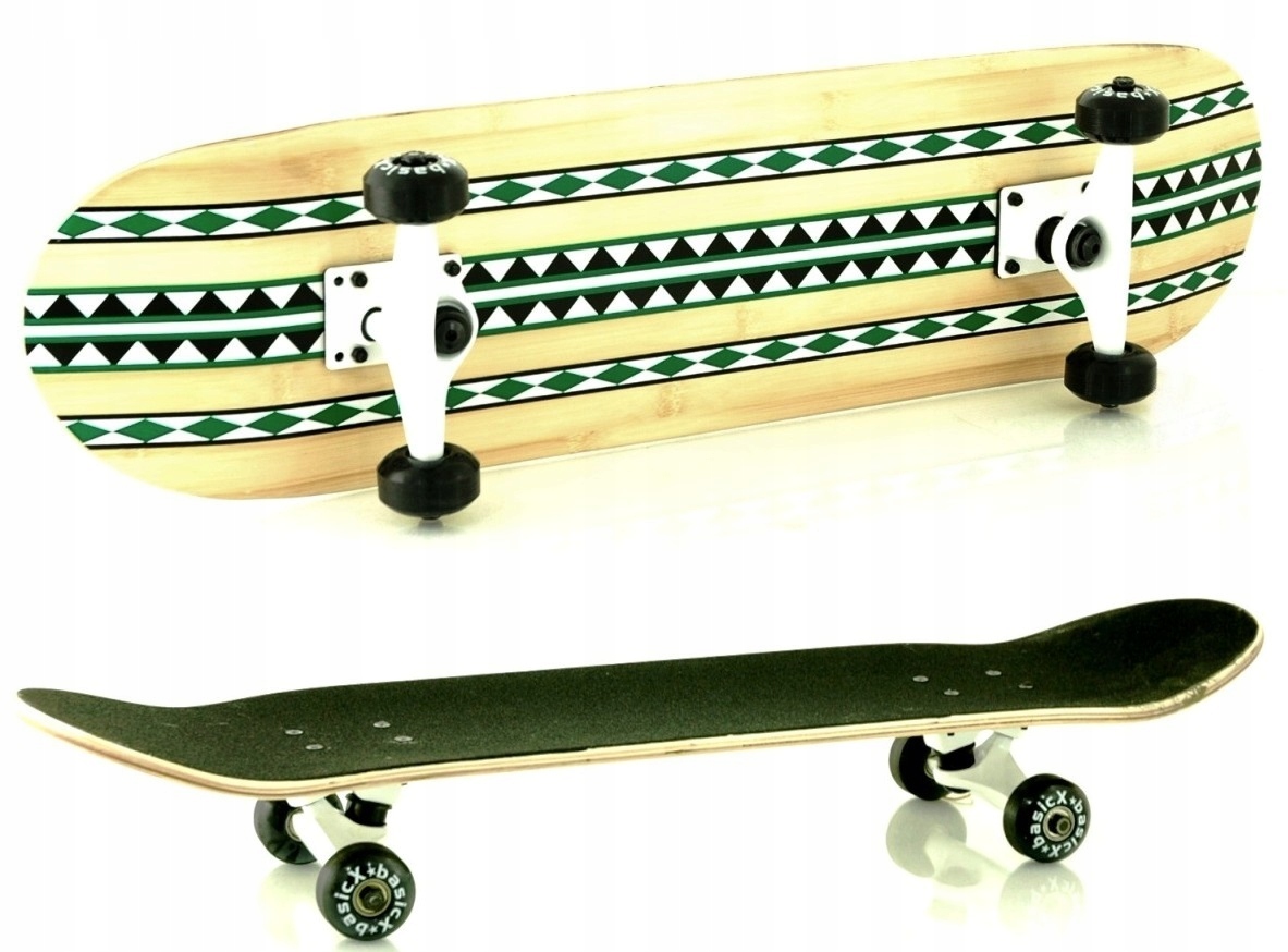 Deskorolka Klasyczna Bambus abec7 Skateboard 8729A