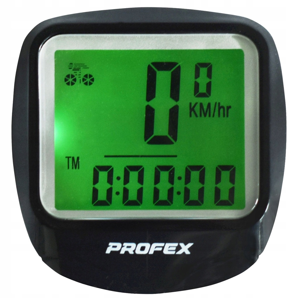 Licznik Rowerowy WODOODPORNY 14 Funkcji LED z PODŚWIETLENIEM Przewodowy