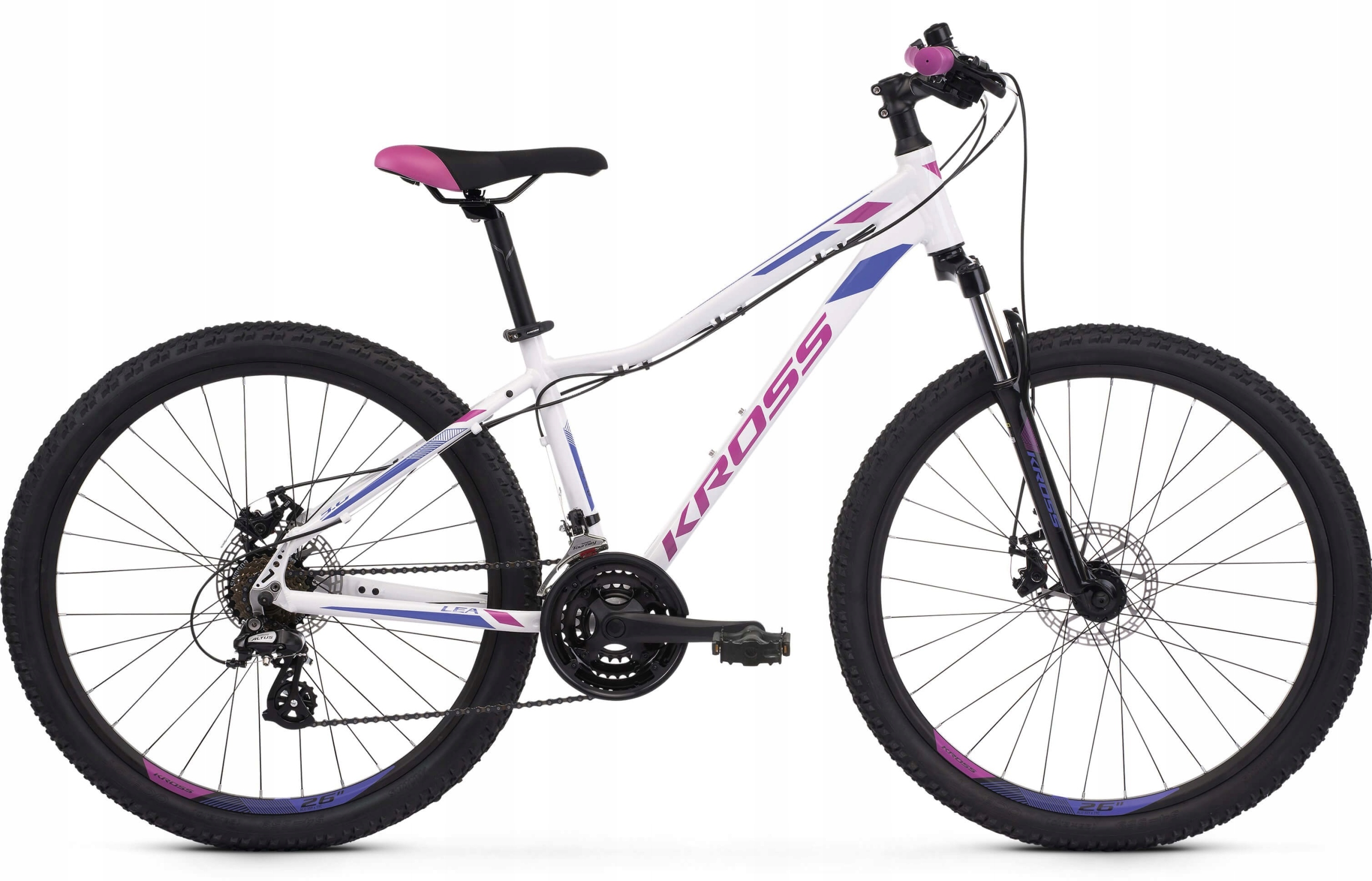 Rower Mtb Kross Lea 3.0 biały rama 19 cali