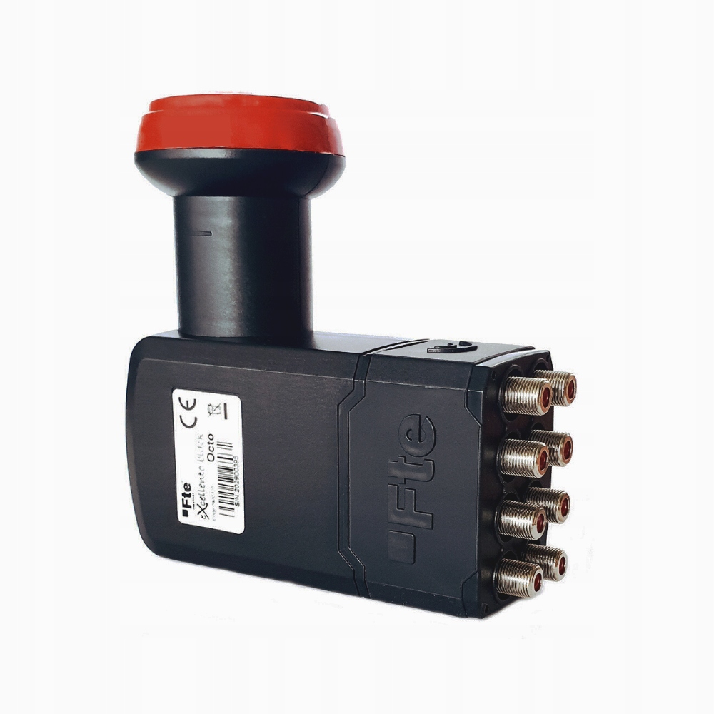 Konwerter satelitarny Octo Fte eXcellento Black 8 wyjść Hd 4K