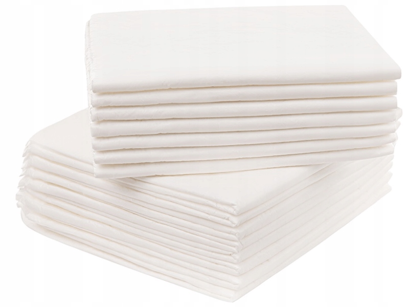 PODKŁADY DO PRZEWIJANIA AKUKU CHŁONNE HIGIENICZNE PODKŁAD 40x60 3PAK 45 SZT Szerokość produktu 40 cm