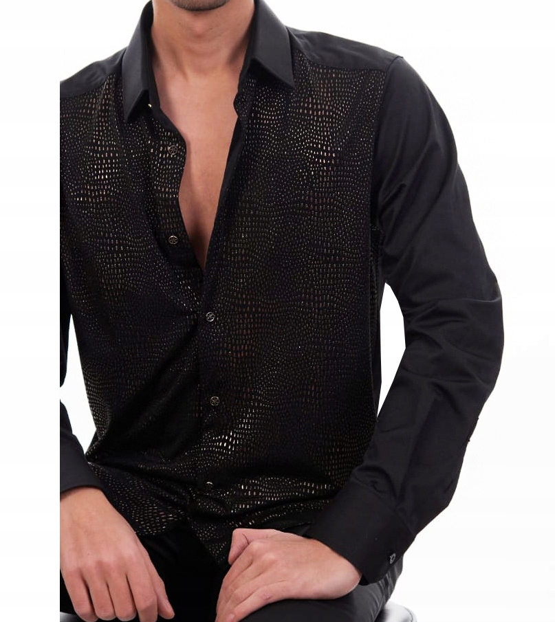 Pánská košile Mondo Večerní zlatá Flitry