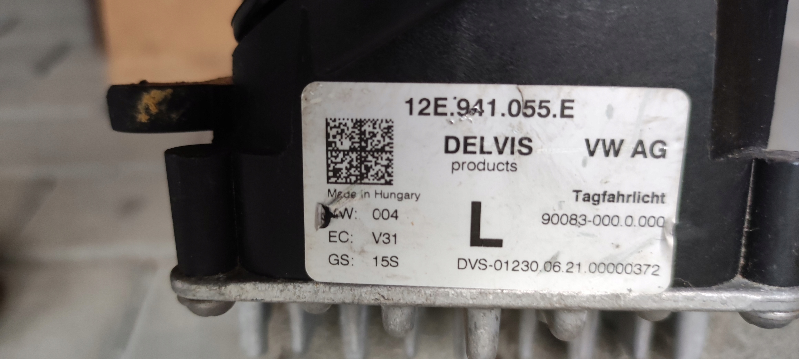 ГАЛОГЕН vw РЕСТАЙЛИНГ led 12E