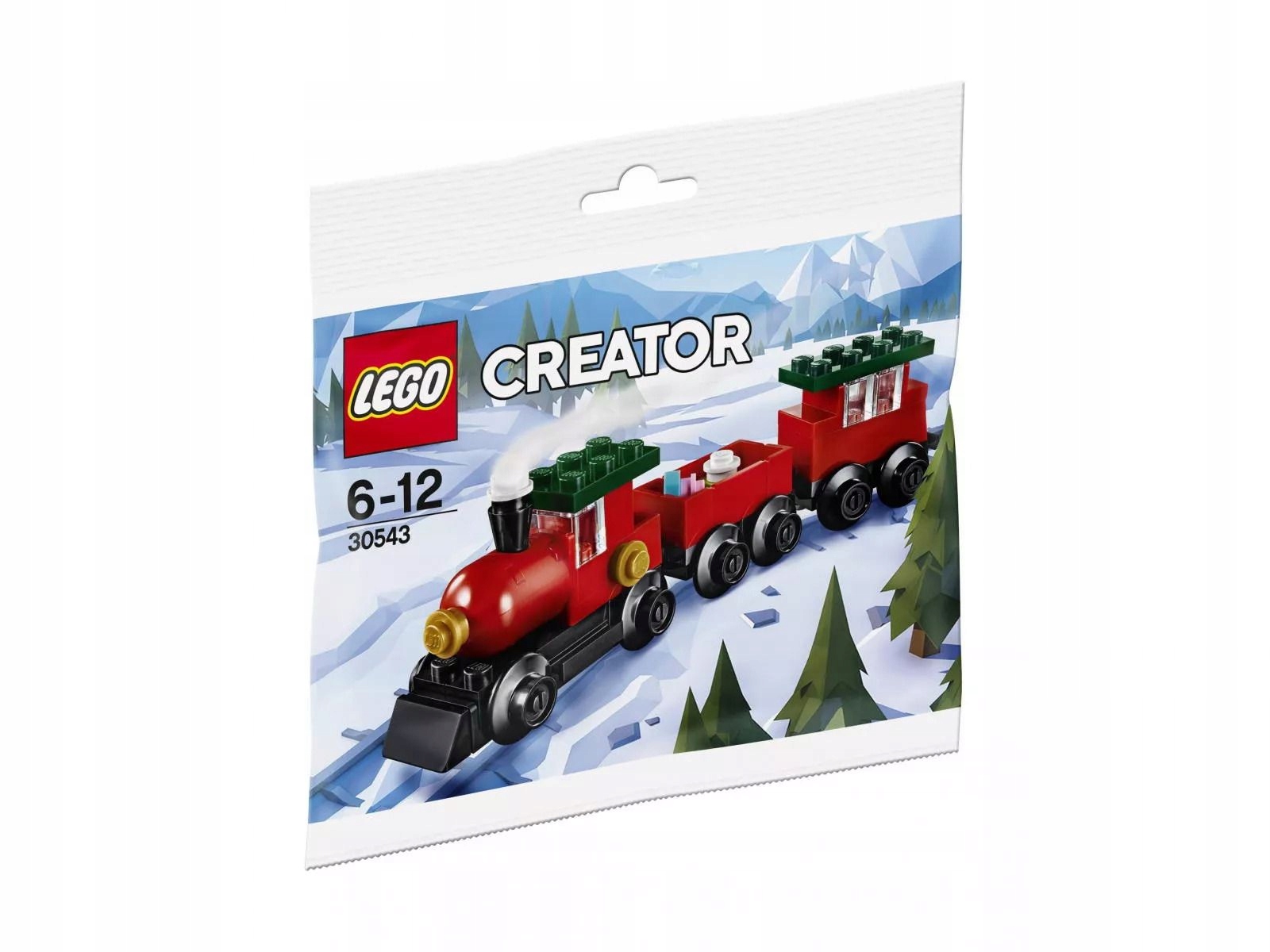 Originální Lego 30543 Creator – Vánoční vlak Stavebnice Nové