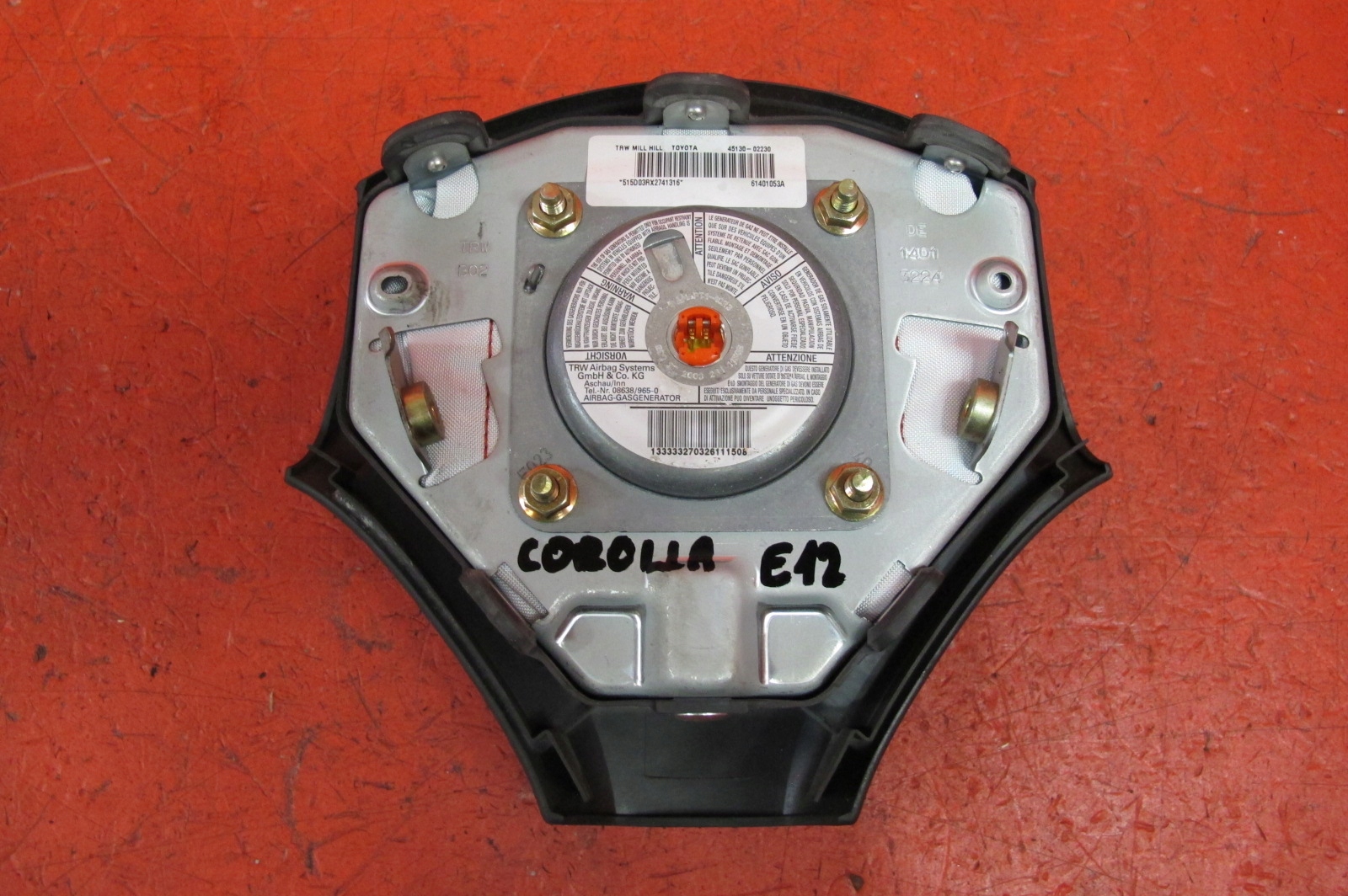 TOYOTA COROLLA E12 airbags luft gurten airbag SENSOR 01-04