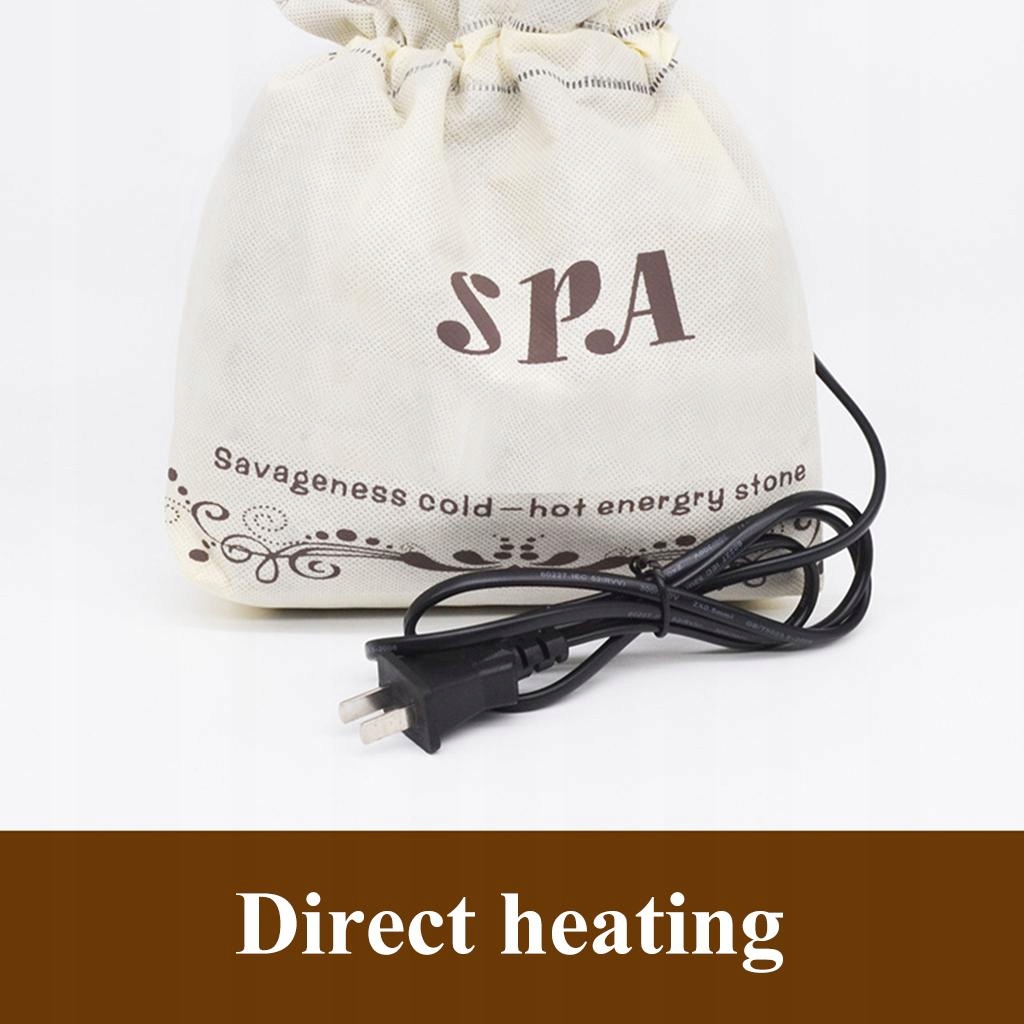 Electric Heating Massage Stone Rocks Kit For Marka bez marki