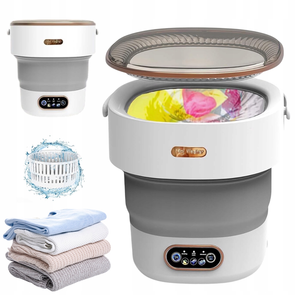 Mini Pralka 12L Ekonomiczna I Czysta Do Praktycznego Płukania Małych Rzeczy