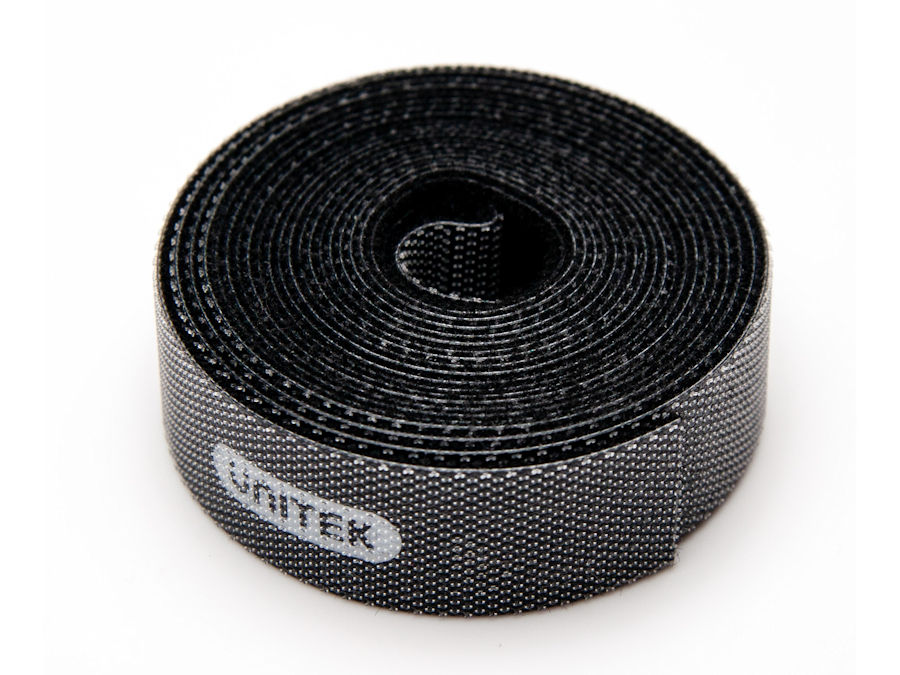 

taśma rzepowa czarna 2m x 14mm rolka Unitek