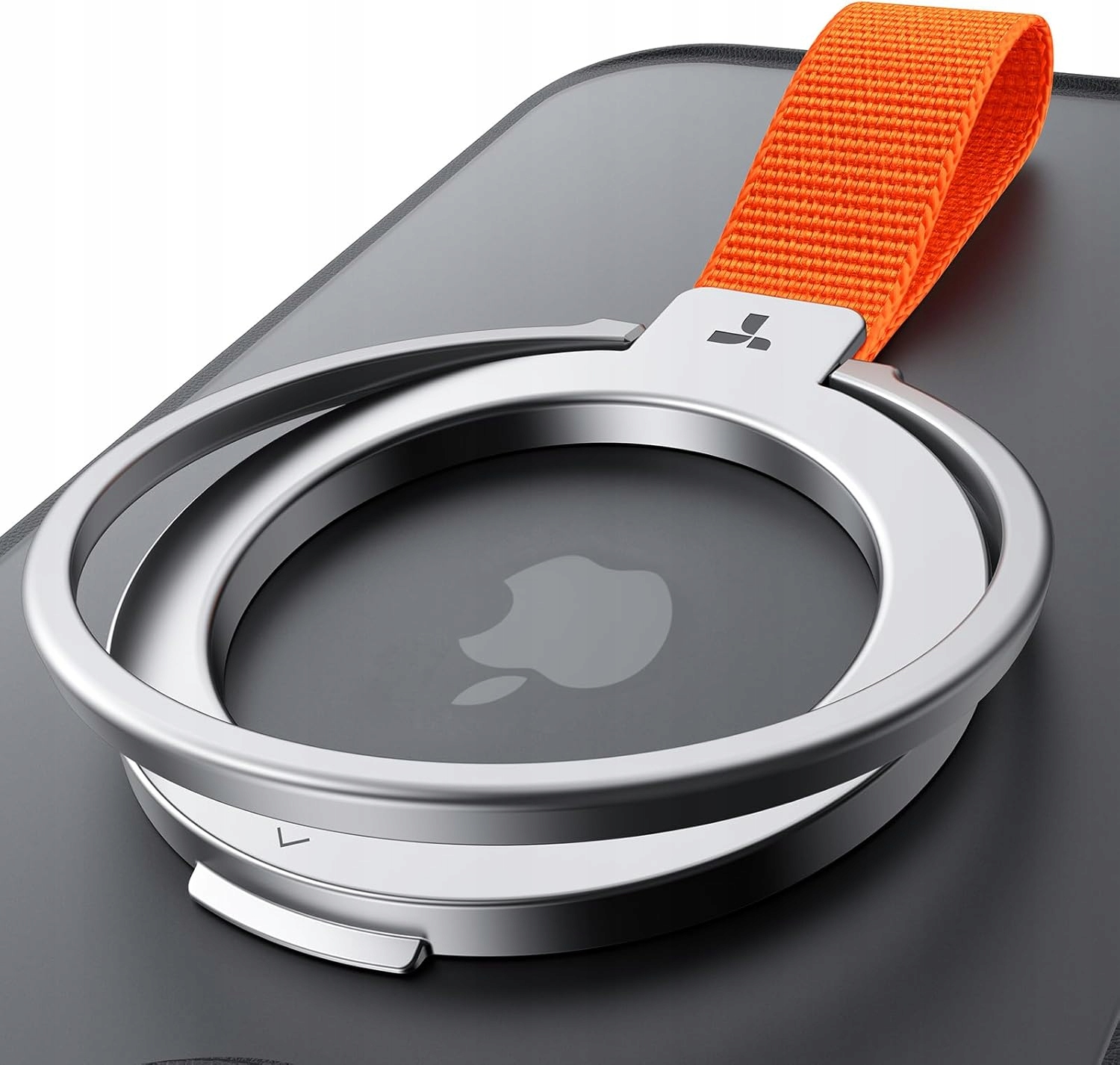 Torras Magnetyczny pierścień na telefon MagSafe obrotowy srebrny uchwyt iPhone